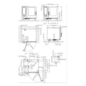 Picture of Rational - 875mm 6-Tray Electric Self Cooking Centre Combi Oven