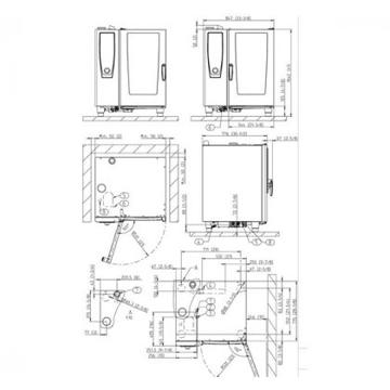 Picture of Rational - 847mm 10-Tray Electric Self Cooking Centre Combi Oven