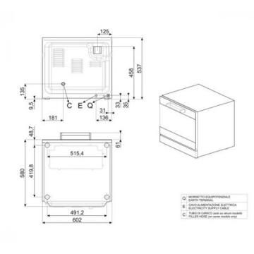 Picture of Smeg - 600mm 4-Tray Professional Convection Oven