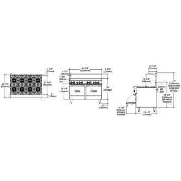 Picture of Garland - 1200mm Gas Cooktop with 2x Ovens