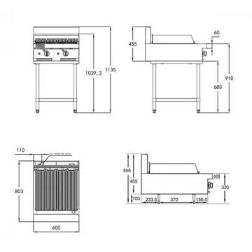 Picture of Trueheat - 600mm RC Series Infrared Gas Barbecue