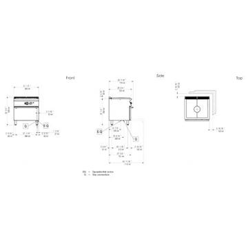 Picture of Electrolux - 800mm Gas Solid Target Top