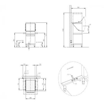 Picture of Meiko - 635mm Pass-Through Dishwasher with Hood