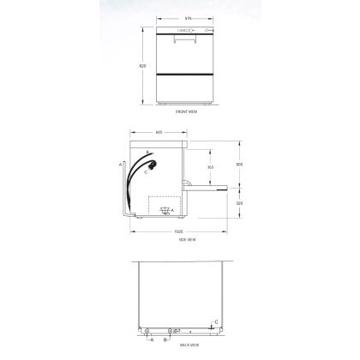 Picture of Eswood - 575mm Undercounter Dishwasher