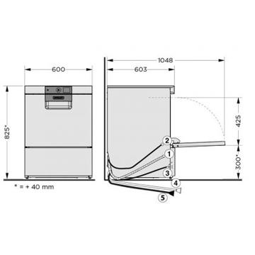 Picture of Hobart - 600mm Premium Undercounter Dishwasher