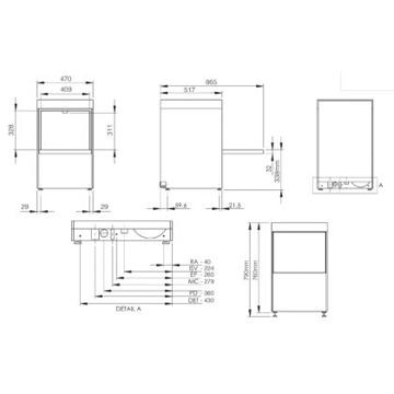 Picture of Classeq - 470mm Undercounter Glasswasher