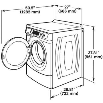 Picture of Maytag - 9kg Commercial Front Load Washer