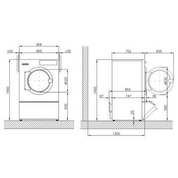 Picture of Miele Professional - 13kg Commercial Electric Dryer