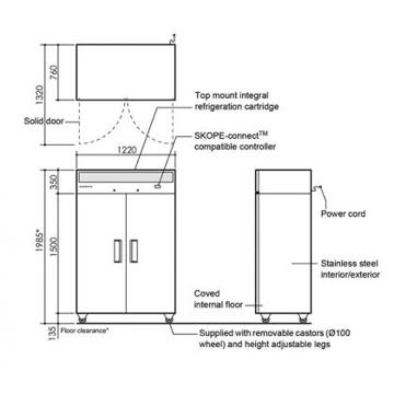 Picture of SKOPE - ReFlex 470 Litre Top Mount 2-Door Refrigerator