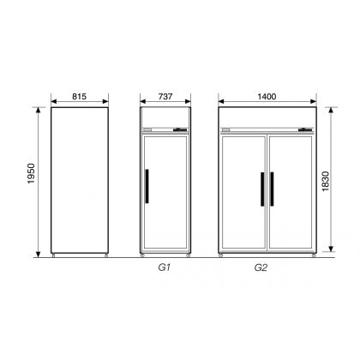 Picture of Williams - 610 Litre Top Mount Refrigerator