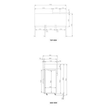 Picture of Turbo Air - 1876 Litre Top Mount 3-Door Door Refrigerator