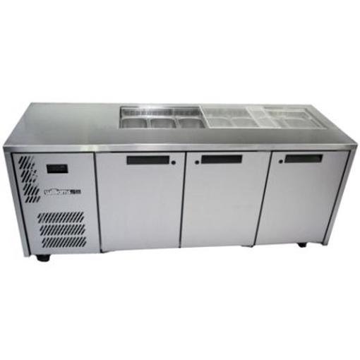 Picture of 510 Litre Undercounter 3-Door Refrigerator