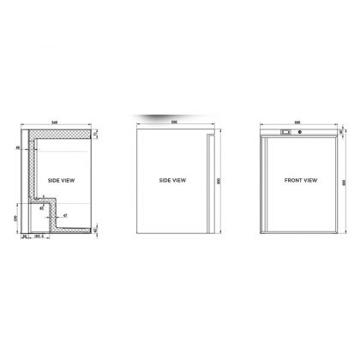 Picture of Bromic Refrigeration - 145 Litre MediFridge Display Refrigerator