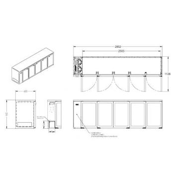 Picture of Williams - Freestanding 5-Door Pass-Through Refrigerator