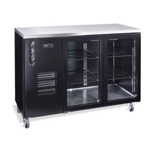 Picture of 420 Litre Self-Contained 2-Door Back Bar Refrigerator