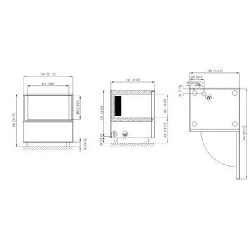 Picture of Polaris - Freestanding 5-Tray Blast Chiller