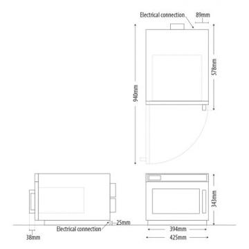 Picture of Menumaster - 17 Litre Heavy Duty Microwave