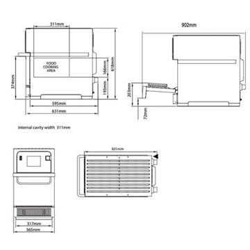 Picture of Merrychef - 380mm Compact High Speed Oven