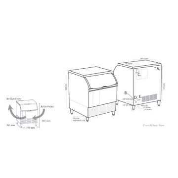 Picture of Bromic Refrigeration - 136kg Self Contained Ice Machine