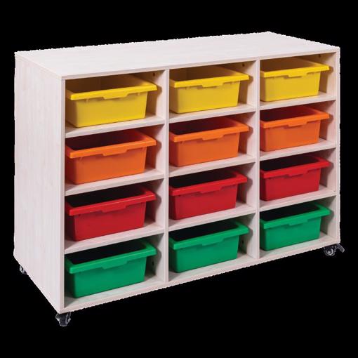 Picture of 12 Bay Mobile Storage Trolley