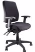 Picture of Ergoform Chair w/ Arms Black Seat, Back and Base