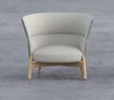 Picture of Jade Single Seat Medium Back with Timber Base