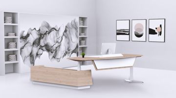 Picture of Novare Trio Executive Height Adjustable Table & Credenza