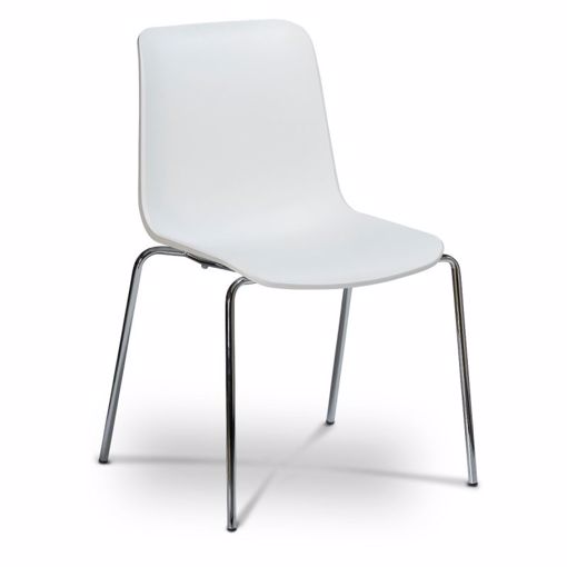 Picture of Ropa 4-leg Visitor Chair Grey