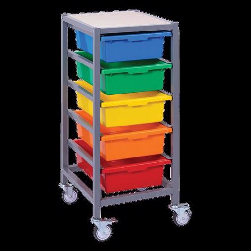 Picture of Single Tote Tray Trolley