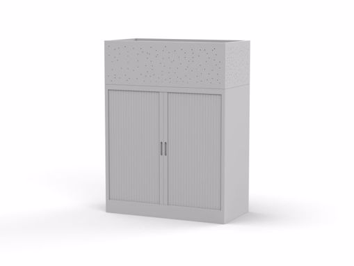 Picture of Titan Tambour door incl Planter Box 900 White