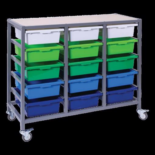 Picture of Triple Tote Tray Trolley