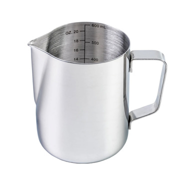 Measuring Cup, Stainless Steel Measuring Cup (16 Ounce/ 0.5 Liter- 2 Cup),  Milk Frothing Pitcher, Steaming Pitcher, Milk Frothing Cup Jug with Marking