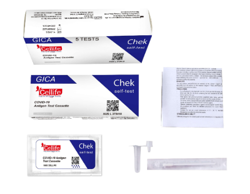 CELLIFE (RAT) COVID-19 Rapid Antigen Test - (Nasal Swab) - Single Test Kit -2