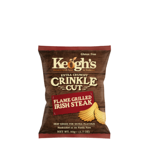KEOGH'S CRINKLE FLAME GRILLED IRISH STEAK 50G-2