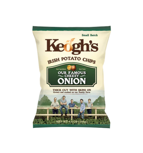 Keogh's Our Famous Cheesy Onion Chips 125g-1