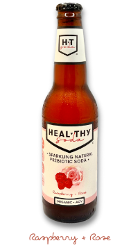 Heal Thy Soda - Sparkling Natural Pre-Biotic Soda - Rasberry & Rose 330ml - 12 Units per carton -1