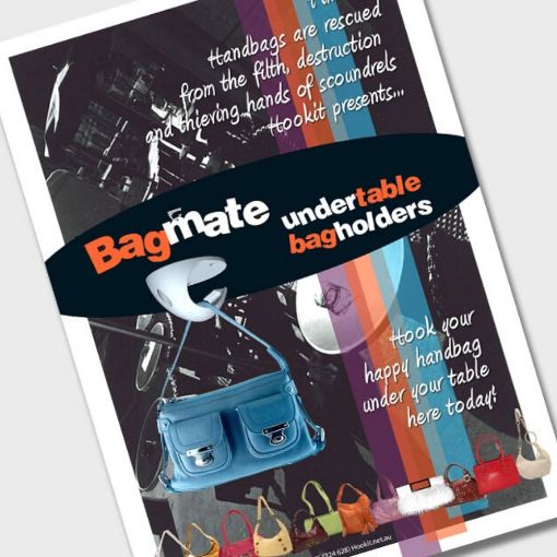 Bagmate Hook - A4 Promotional Poster (10 Units per pack)-1