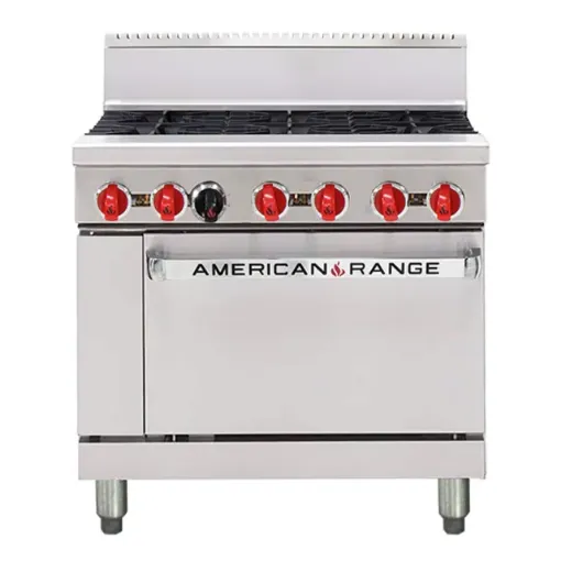 American Range  914mm 6 x Burner Gas Oven-2