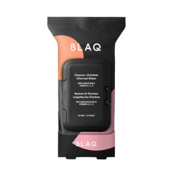 Blaq cleanse exfoliates charcoal wipes 25pk-1