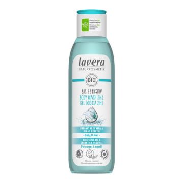 Lavara Basis Sensitiv 2-in-1 Hair & Body Wash 250ml-1