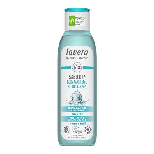 Lavara Basis Sensitiv 2-in-1 Hair & Body Wash 250ml-1