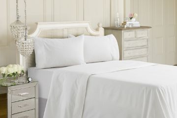 Actil First Line Sheet Set (Queen Size) - Snow White-3