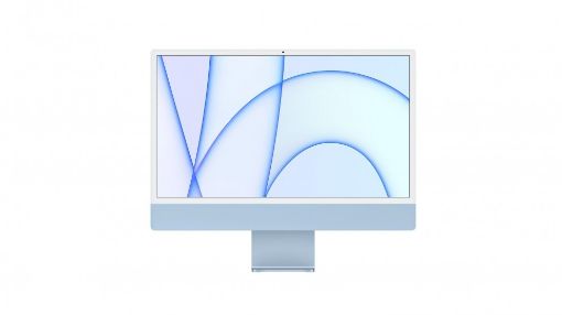 Apple - 24" iMac M1 8CoreCPU and 8core GPU/8GB/512GB SSD with Retina 4.5K Display - Blue