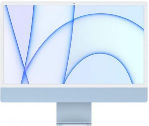 Apple - 24" iMac M1 7-Core CPU/8GB/256GB SSD with Retina 4.5K Display - Blue