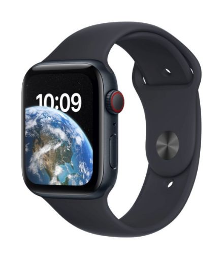 Picture of Apple Watch SE GPS + Cellular 44mm Midnight Aluminium Case with Midnight Sport Band - Regular