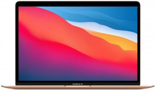 Apple  - 13" MacBook Air: M1 chip w 8-core CPU and 7-core GPU, 256GB - Gold