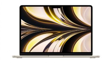 Apple 13-inch MacBook Air: Apple M2 chip with 8-core CPU and 8-core GPU, 256GB - Starlight