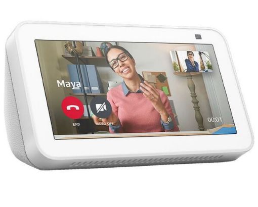 Amazon Echo Show 5 (2nd Gen) Smart display with Alexa and 2 MP camera - Glacier White