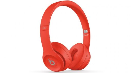 Beats Solo3 Wireless Headphones - Citrus Red