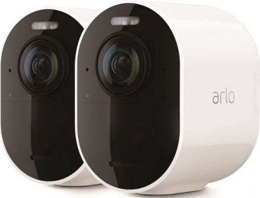 Arlo - Ultra 2 Spotlight Camera - 4K UHD & HDR - 2 camera system